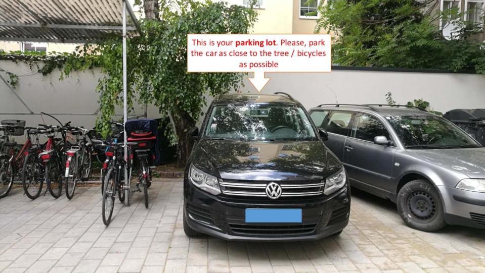 Studio u Parkplatz, zentrale Ruhelage neben Grünoase Apartamento Viena Exterior foto